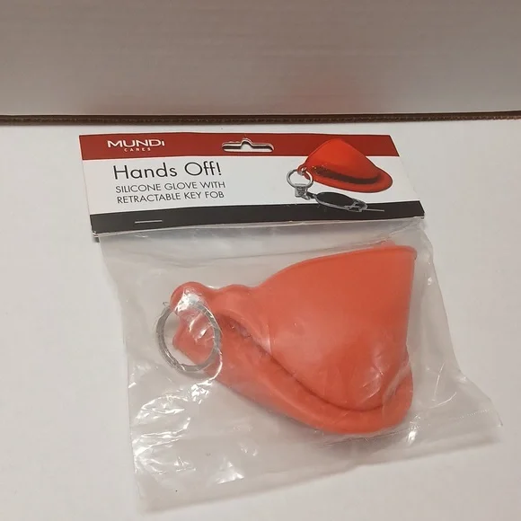 MUNDI Cares HANDS OFF Glove with retractable KEY FOB NWT - Picture 2 of 5
